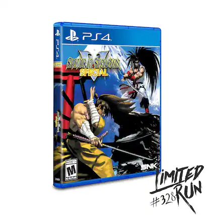 PS4
LR-P212
SAMURAI SHODOWN SPECIAL
MATURE 17+
ESRB
SNK
LIMITED RUN #328 - T (Teen 13+)