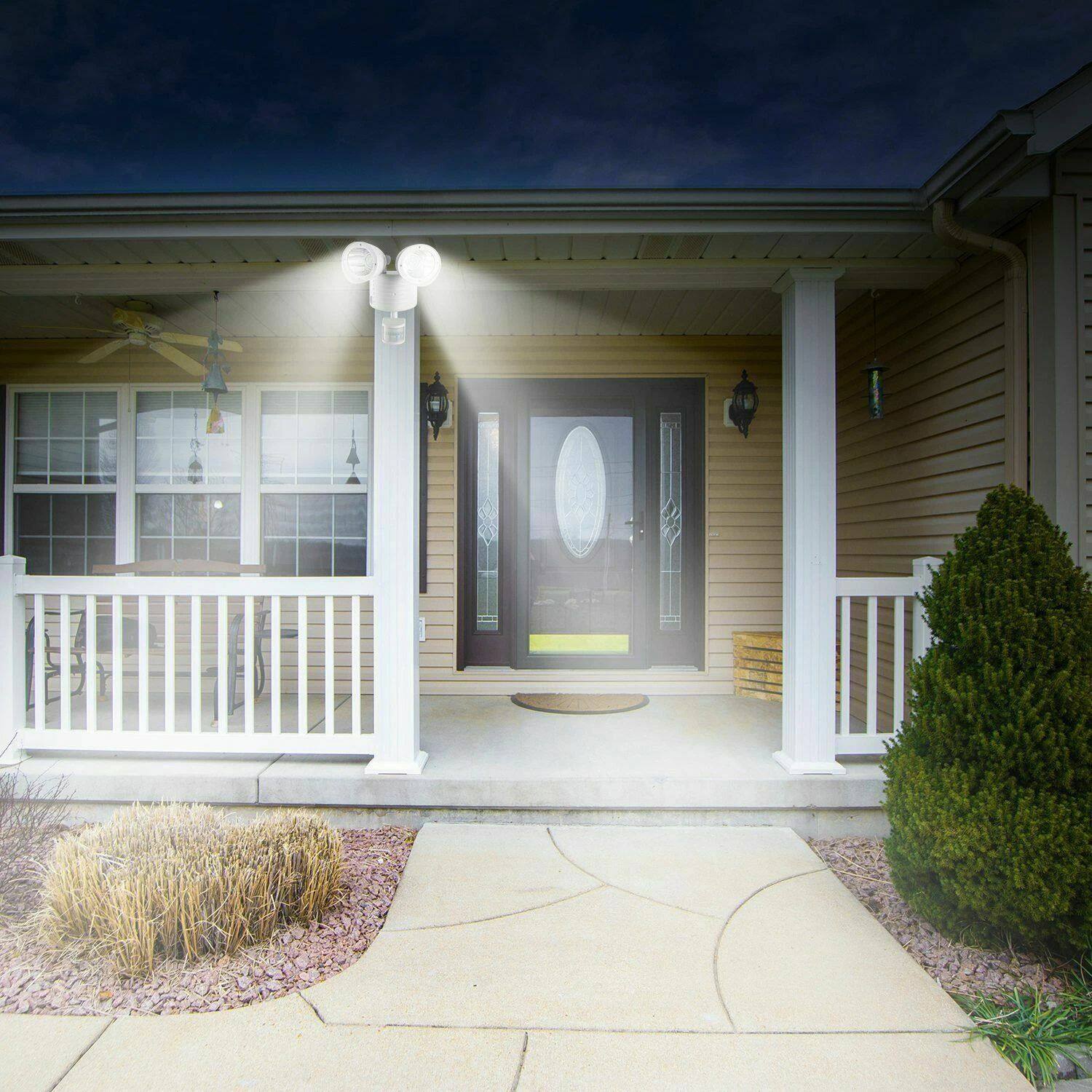 Alt View 1. Home Collection - Solar LED Street Light with Motion Sensor & Remote Control – Outdoor Flood Wall Lamp.