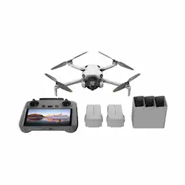 Mini 4 Pro Fly More Combo Plus with DJI RC 2 Remote and 4K Camera Drone - Gray