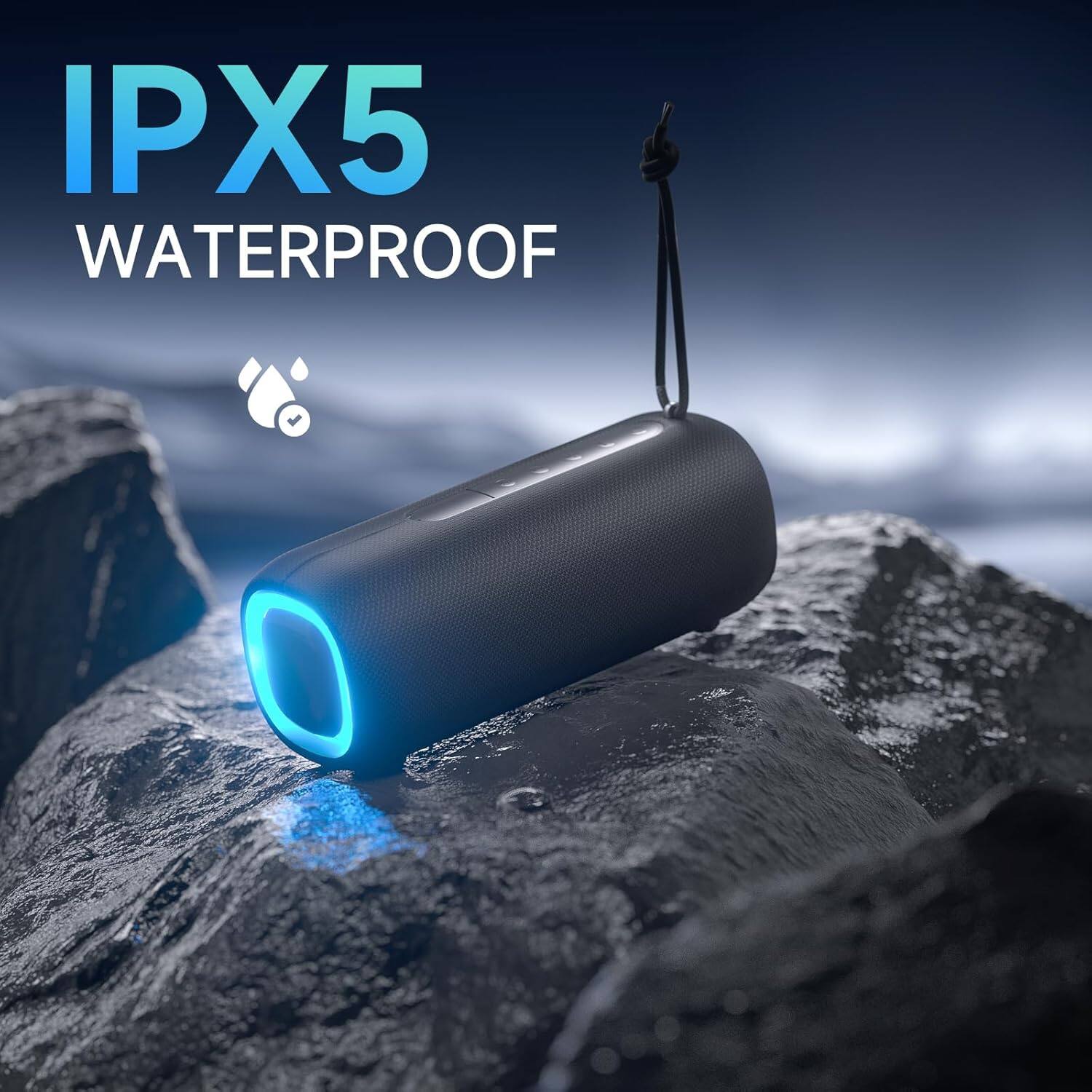 IPX5  
WATERPROOF