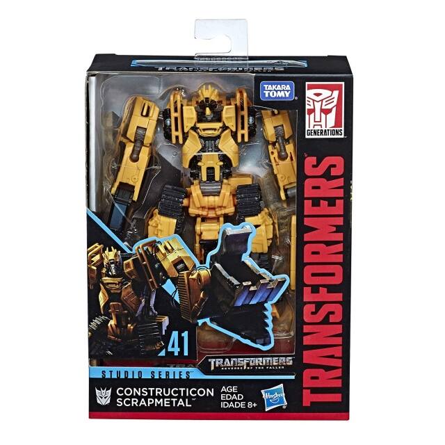 TRANSFORMERS TAKARA TOMY 100 H Y GENERATIONS STUDIO SCRAPMETAL CONSTRUCTICON SERIES 41 TRA TRANSFORMERS EDAD AGE IDADE 8+ THE Harbro FALLES TRANSFORMERS