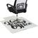 Left. Mind Reader - Chair Mat Home Office - White/Black.