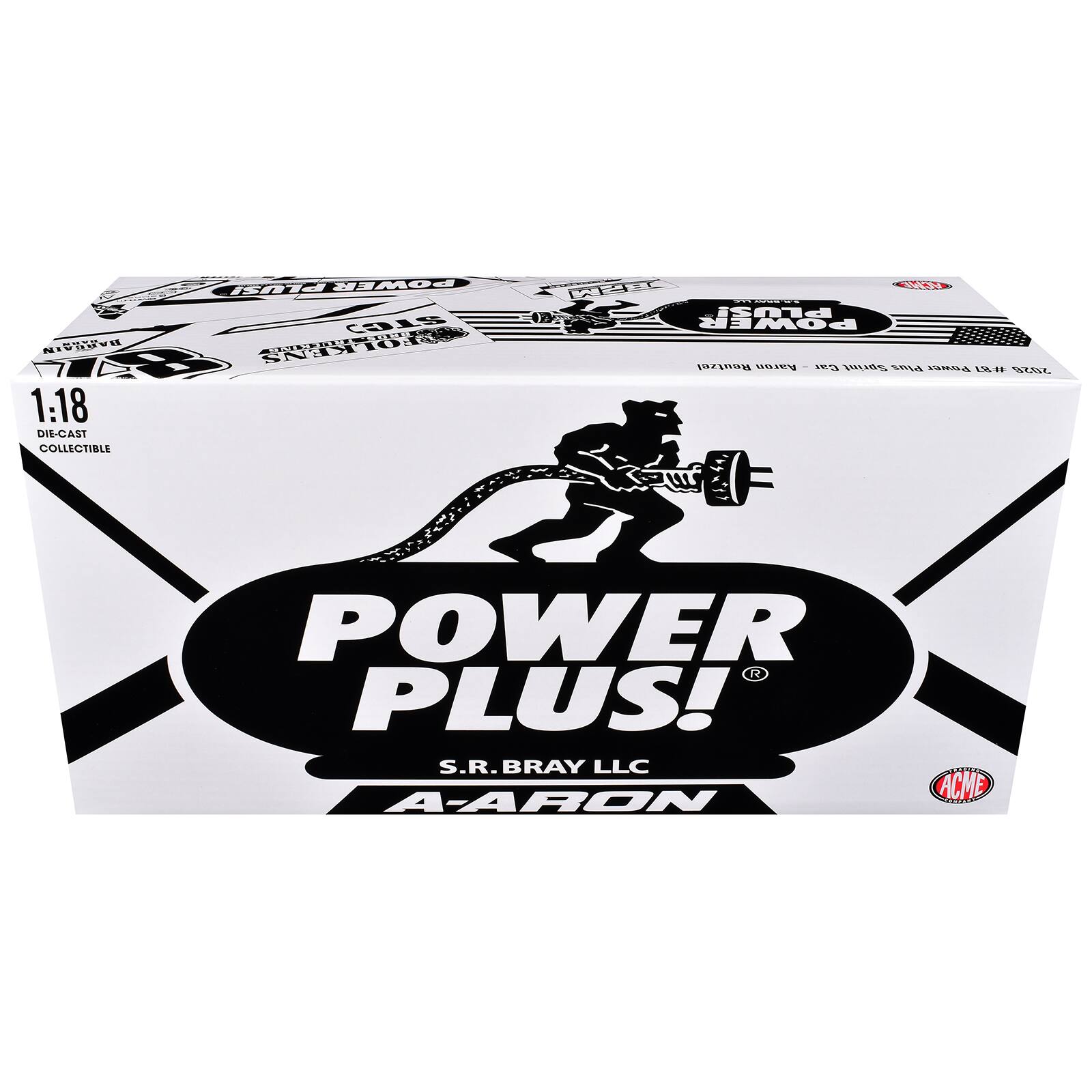 NITV 1:18 DIE-CAST COLLECTIBLE  
POWER PLUS!  
S.R. BRAY LLC  
ACME AARON