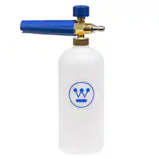 Front. Westinghouse - Pressure Washer Foam Cannon - 3600 PSI, 1/4 in. Connector - Blue.