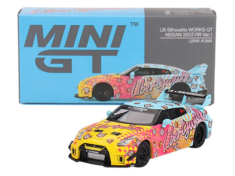 MINI GT  
LB-Silhouette WORKS GT  
NISSAN 35GT-RR Ver.1  
LBWK KUMA  
Libertywalk  
LB PERFORMANCE