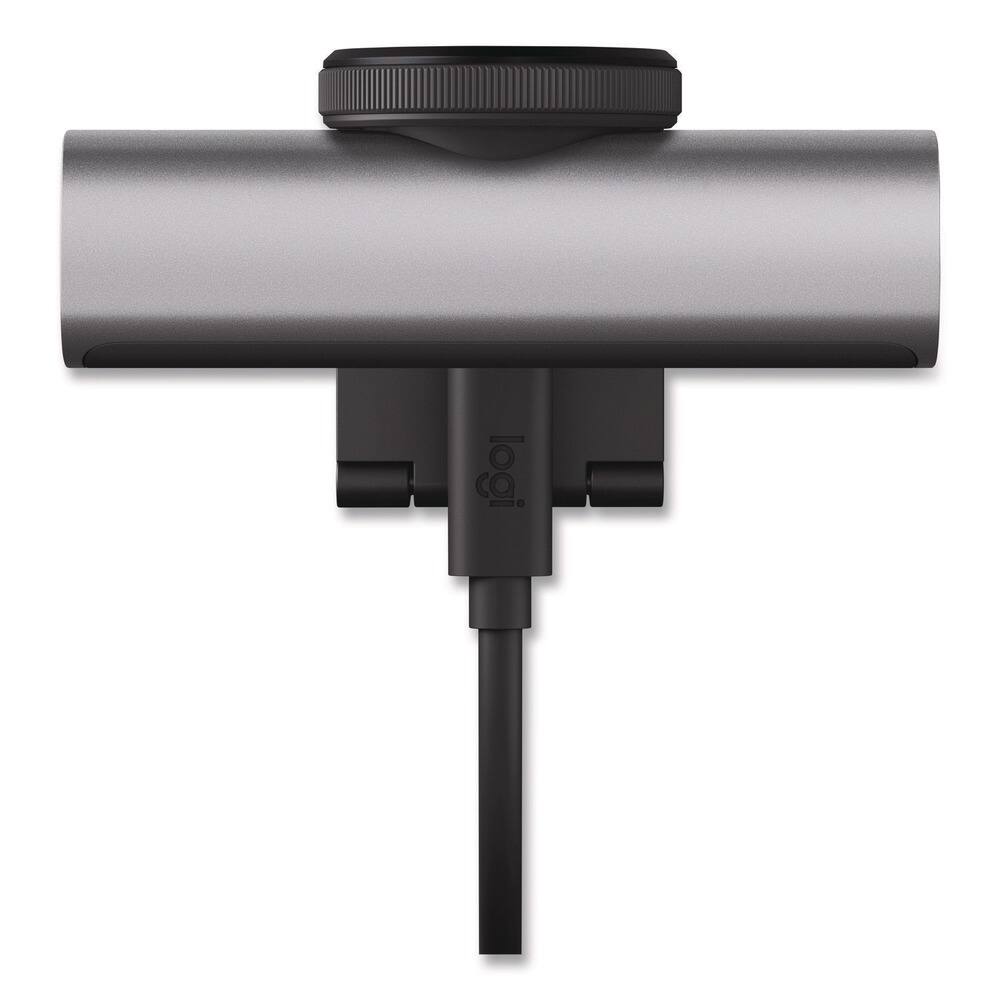 Left. Logitech - Logitech 960-001529 MX Brio 705 for Business Webcam 3840 pixels x 2160 pixels Black - Black.