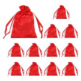Unique Bargains - 12pcs 5.1" x 7.1" Party Favor Bags Favor Bags for Birthday Candy - Red