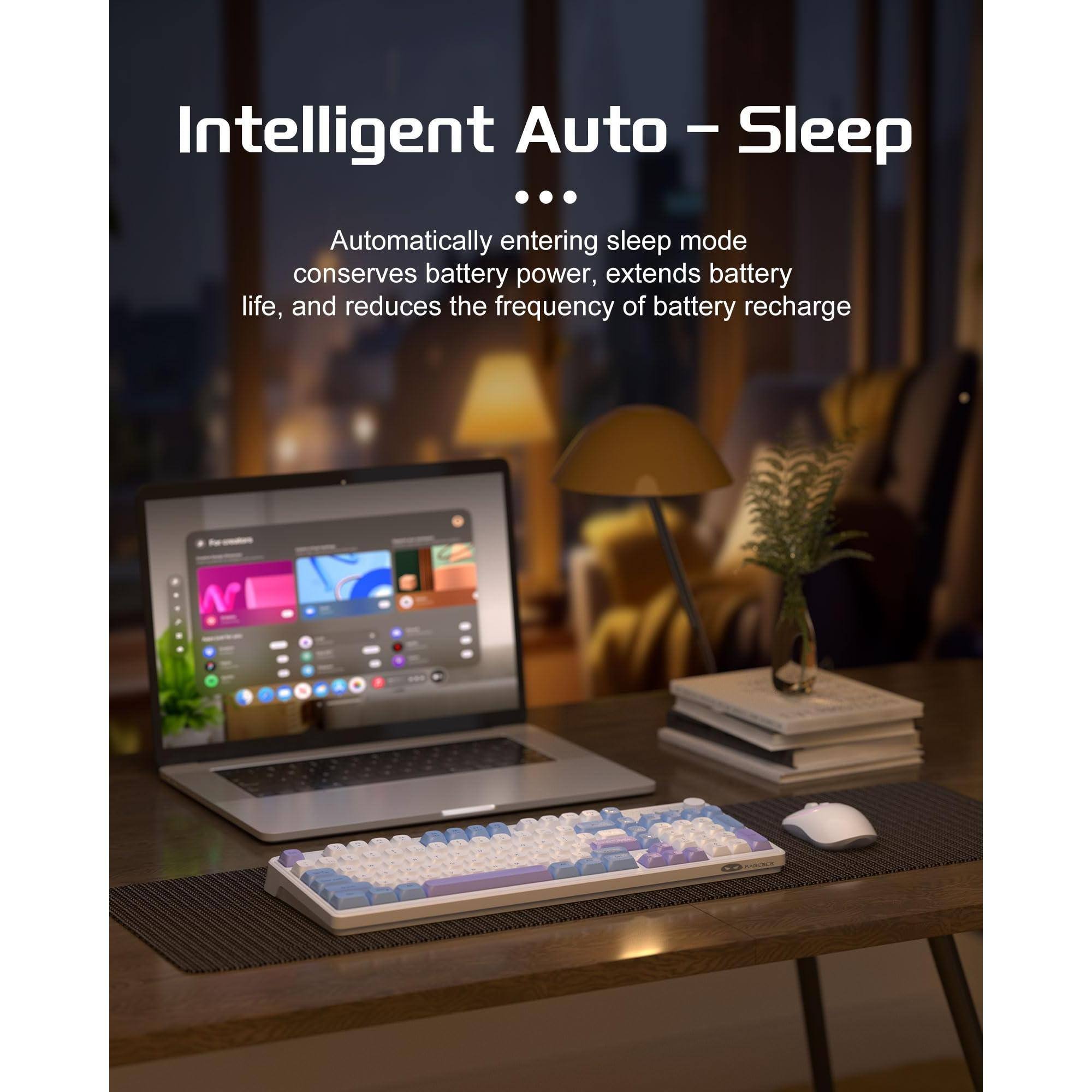 Intelligent Auto - Sleep

Automatically entering sleep mode conserves battery power, extends battery life, and reduces the frequency of battery recharge.