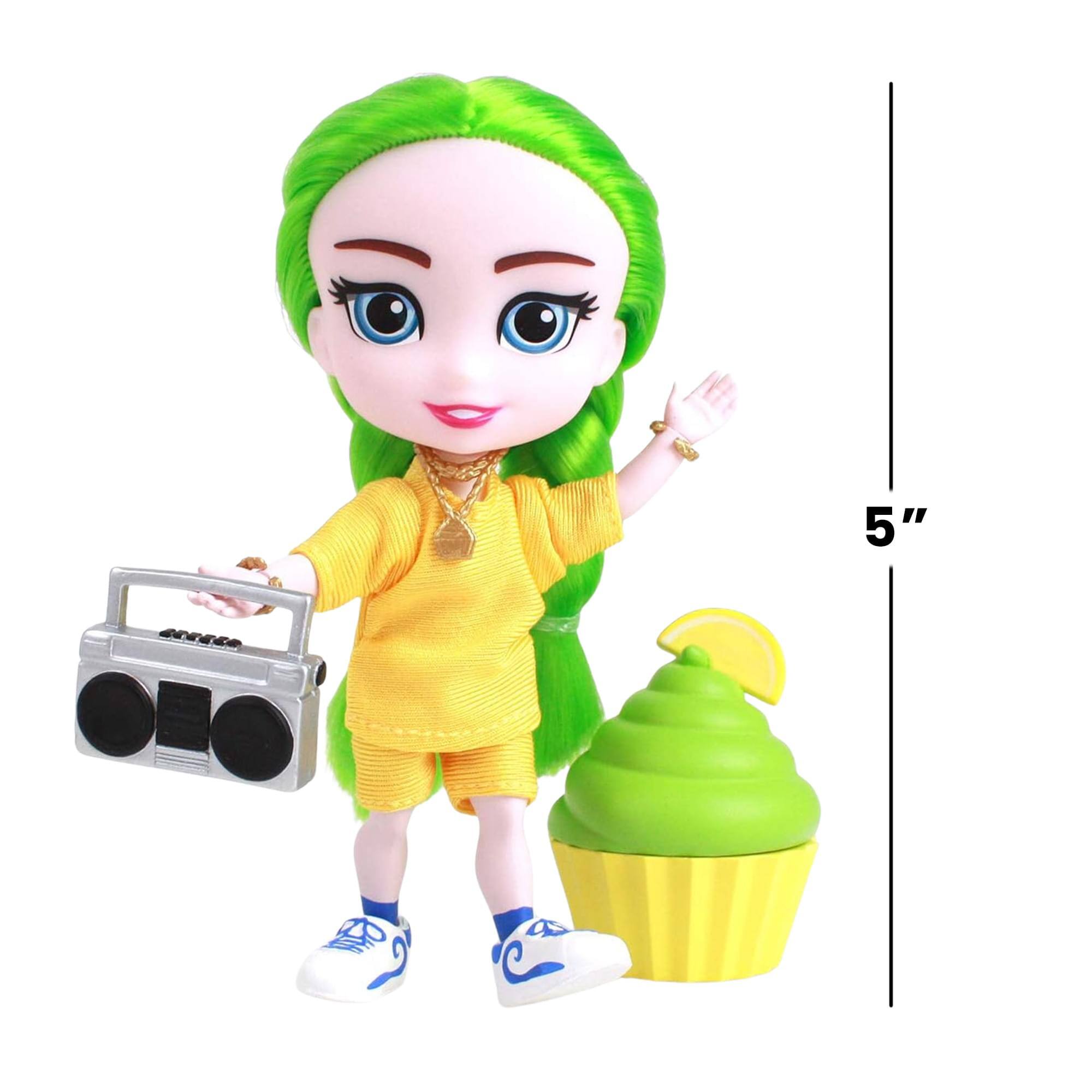 Alt View 5. The Loyal Subjects - The Loyal Subjects - For Keeps - Ella Girl with Cupcake Keepsake Lime Hair 5" Action Figure   - COLLECTIBLES - Multicolor.