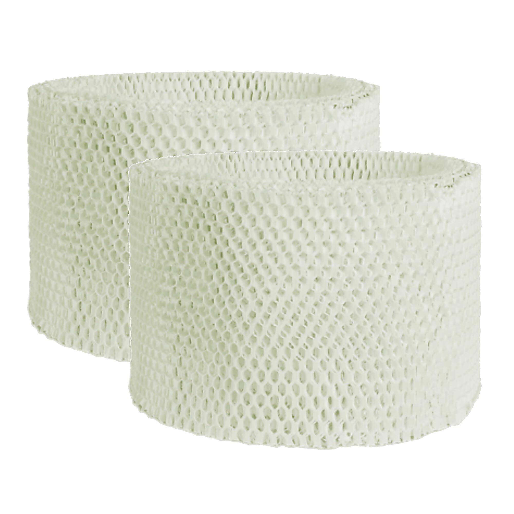 Front. HQRP - 2-Pack Type D Humidifier Wick Filters - Compatible with Bionaire BWF75, Holmes HWF75, Sunbeam SWF75.