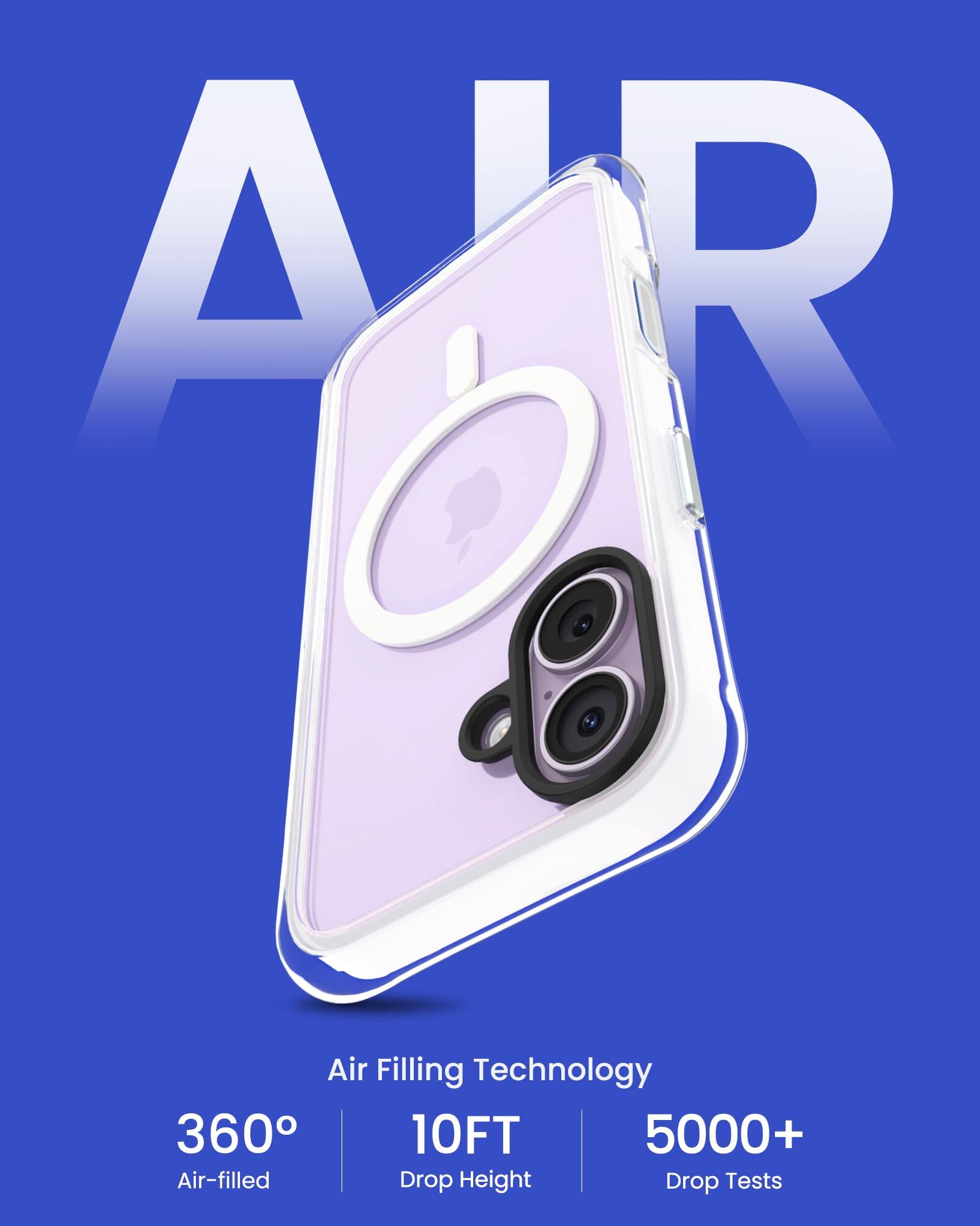 Air Filling Technology  
360° Air-filled  
10FT Drop Height  
5000+ Drop Tests