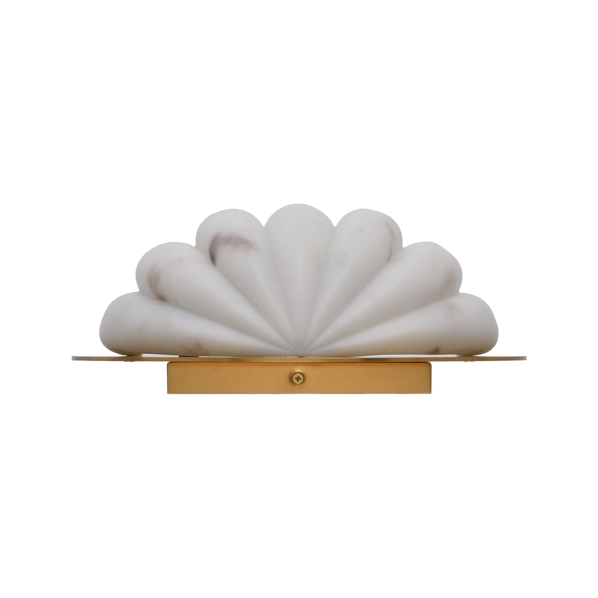 Alt View 7. Parrot Uncle - Half-Moon Wall Light with Glass Shade Sculptural Modern Ambient Lighting - Gold.