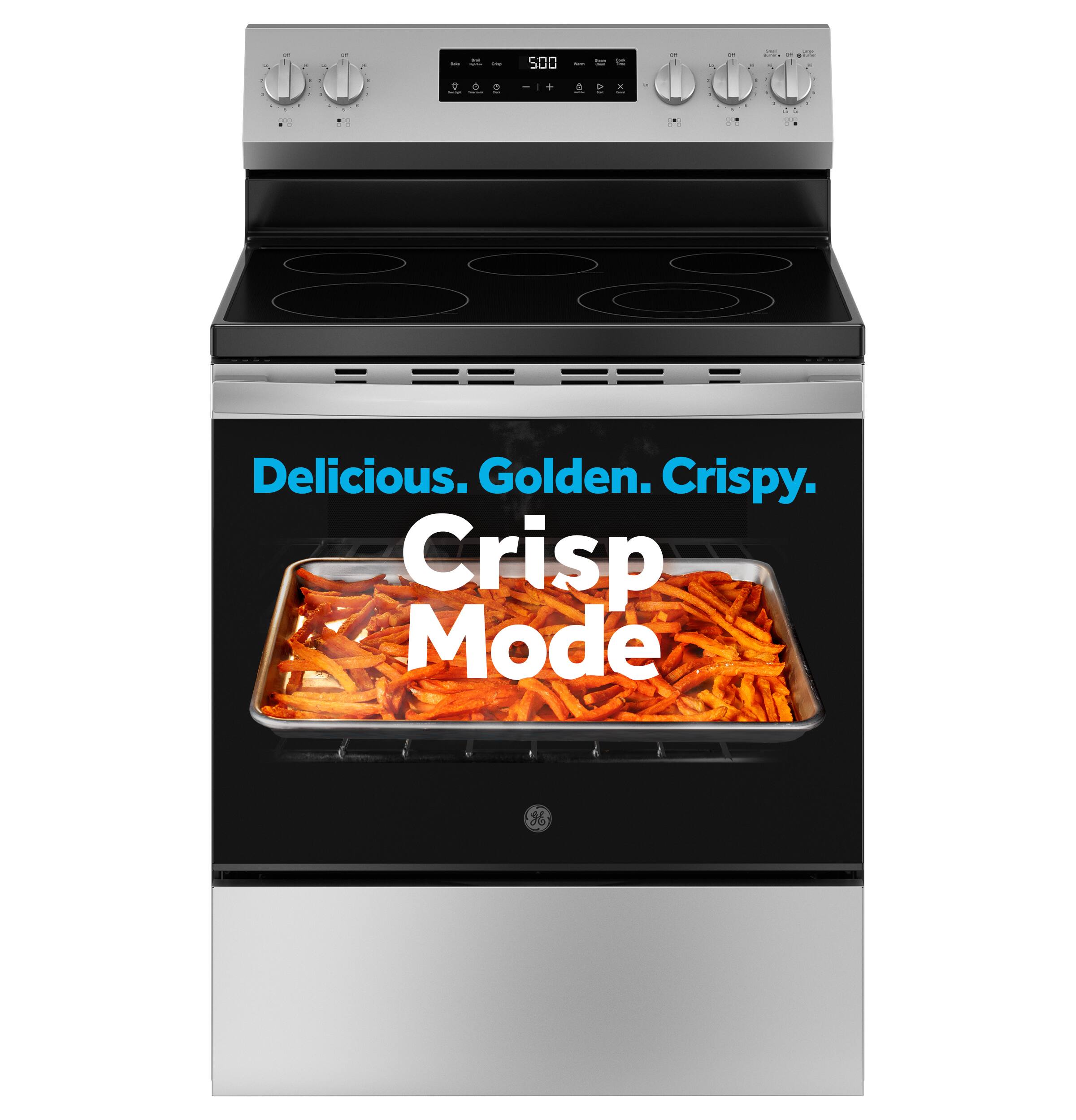 "Delicious. Golden. Crispy. Crisp Mode."