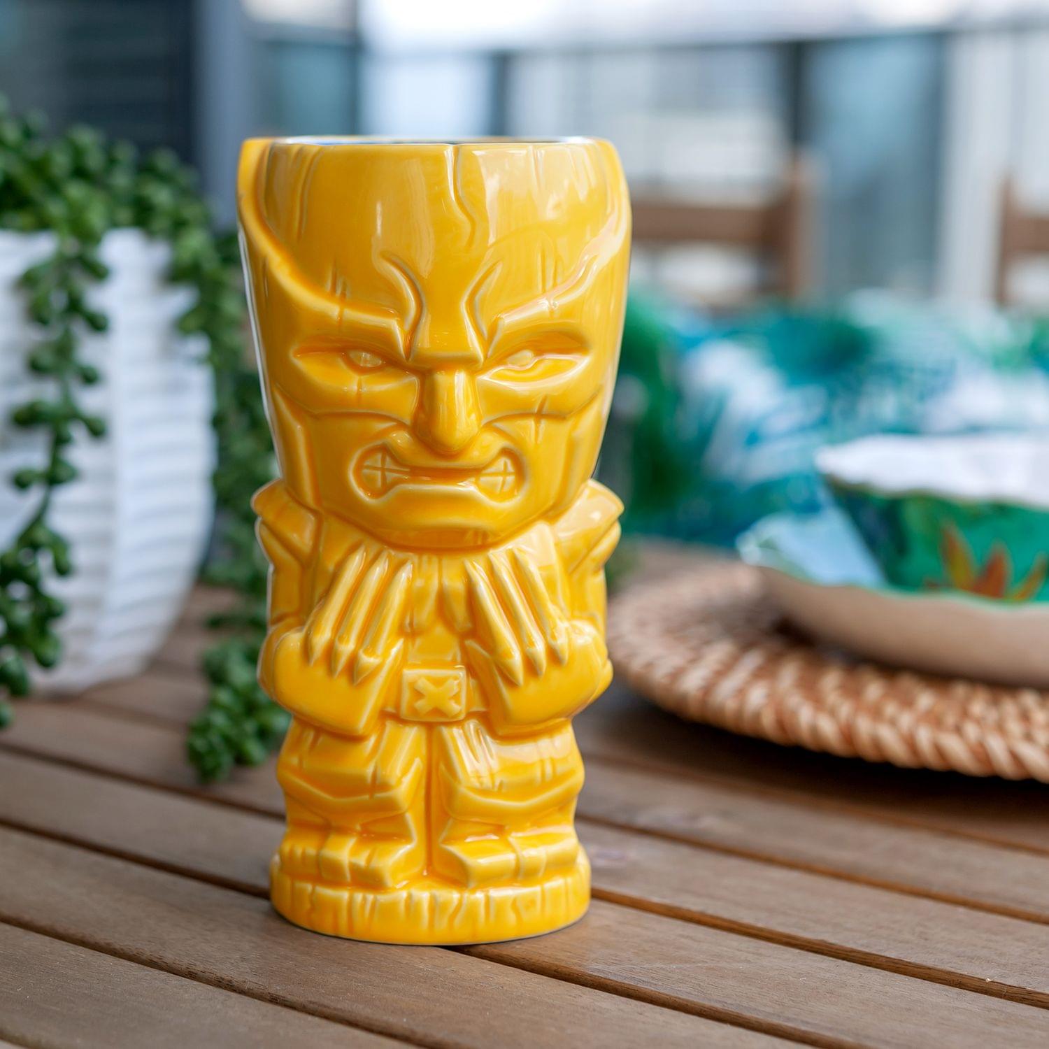 Alt View 3. Marvel - Geeki Tikis Marvel Wolverine Ceramic Mug | Holds 16 Ounces - Yellow.