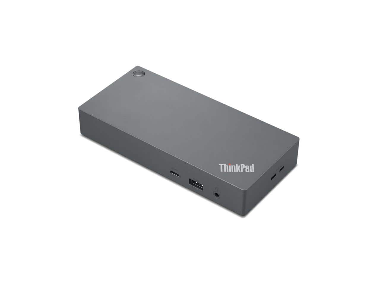 Front. Lenovo - Lenovo ThinkPad Dock - 135W, USB-C, 3 Displays, USB 2.0, USB-A, HDMI, DisplayPort.