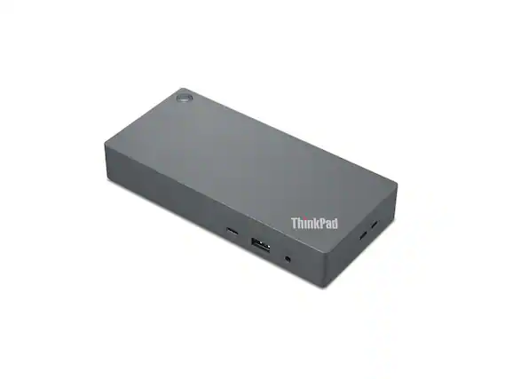 Front. Lenovo - Lenovo ThinkPad Dock - 135W, USB-C, 3 Displays, USB 2.0, USB-A, HDMI, DisplayPort.