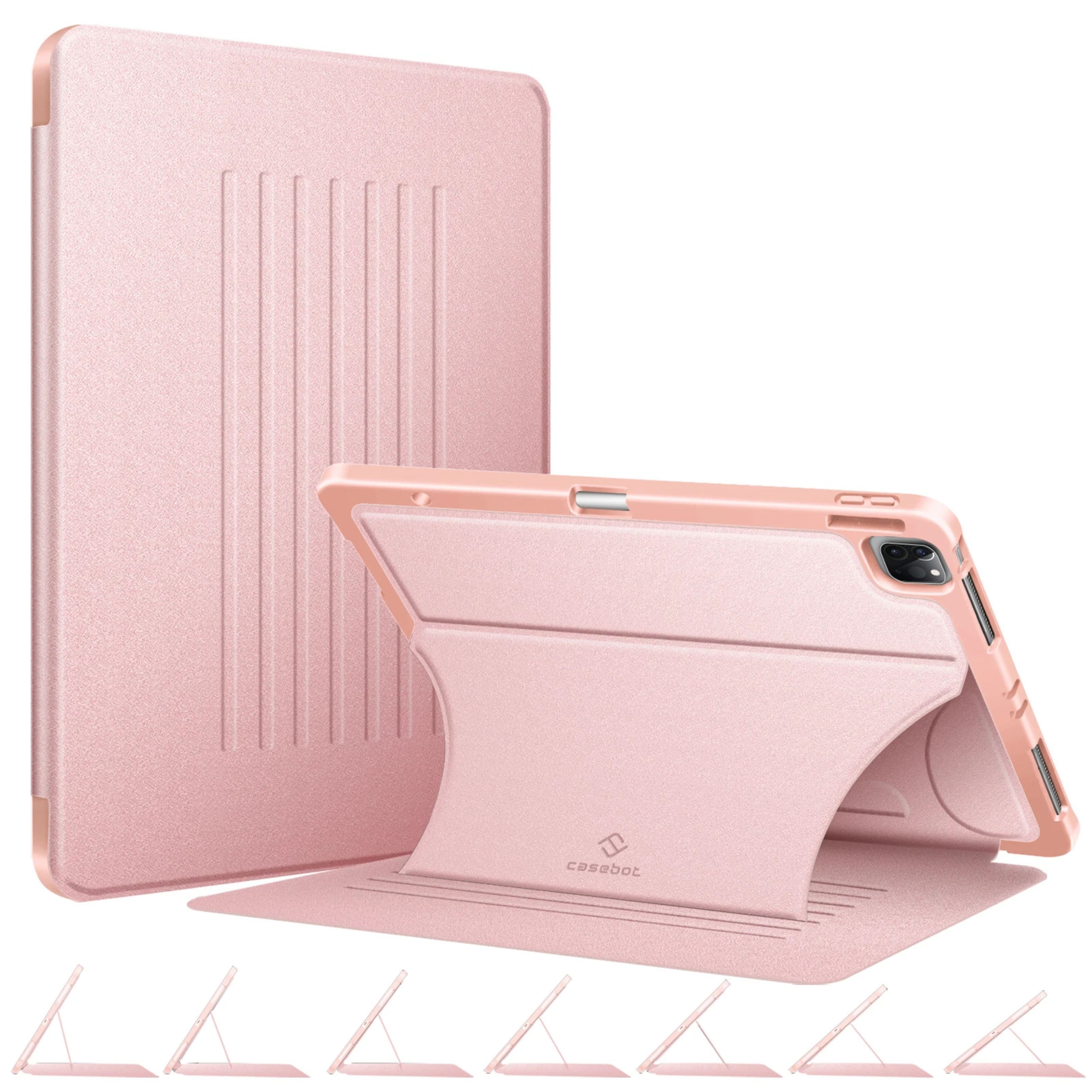 Kitcheniva - Durable Protective Case For iPad Pro 12.9 Inch 6th 2022 5th 4th 3rd Gen - Rose Gold