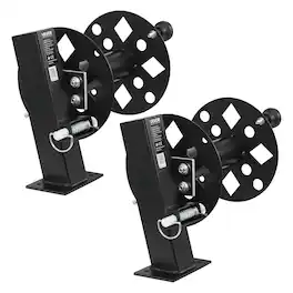 VEVOR - 2PCS Heavy Duty Welding Cable Reels, Welding Cable Lead Reels for 150FT 1/0 & 125FT 2/0 Cable, Powder-Coated Steel Reel - Black