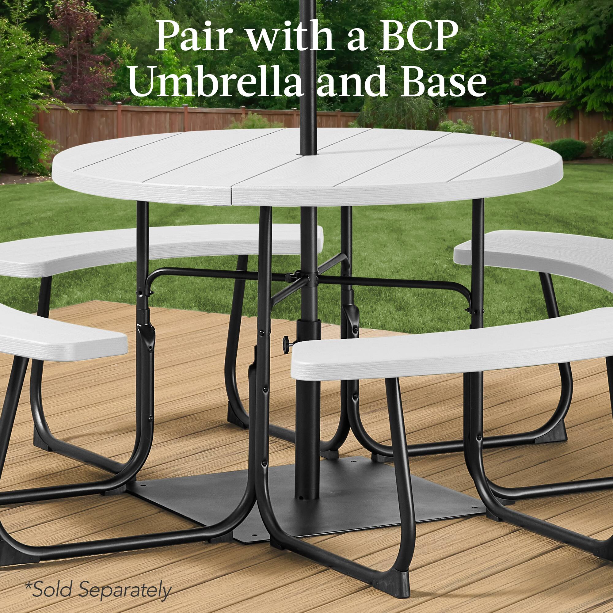 Pair with a BCP Umbrella and Base

*Sold Separately