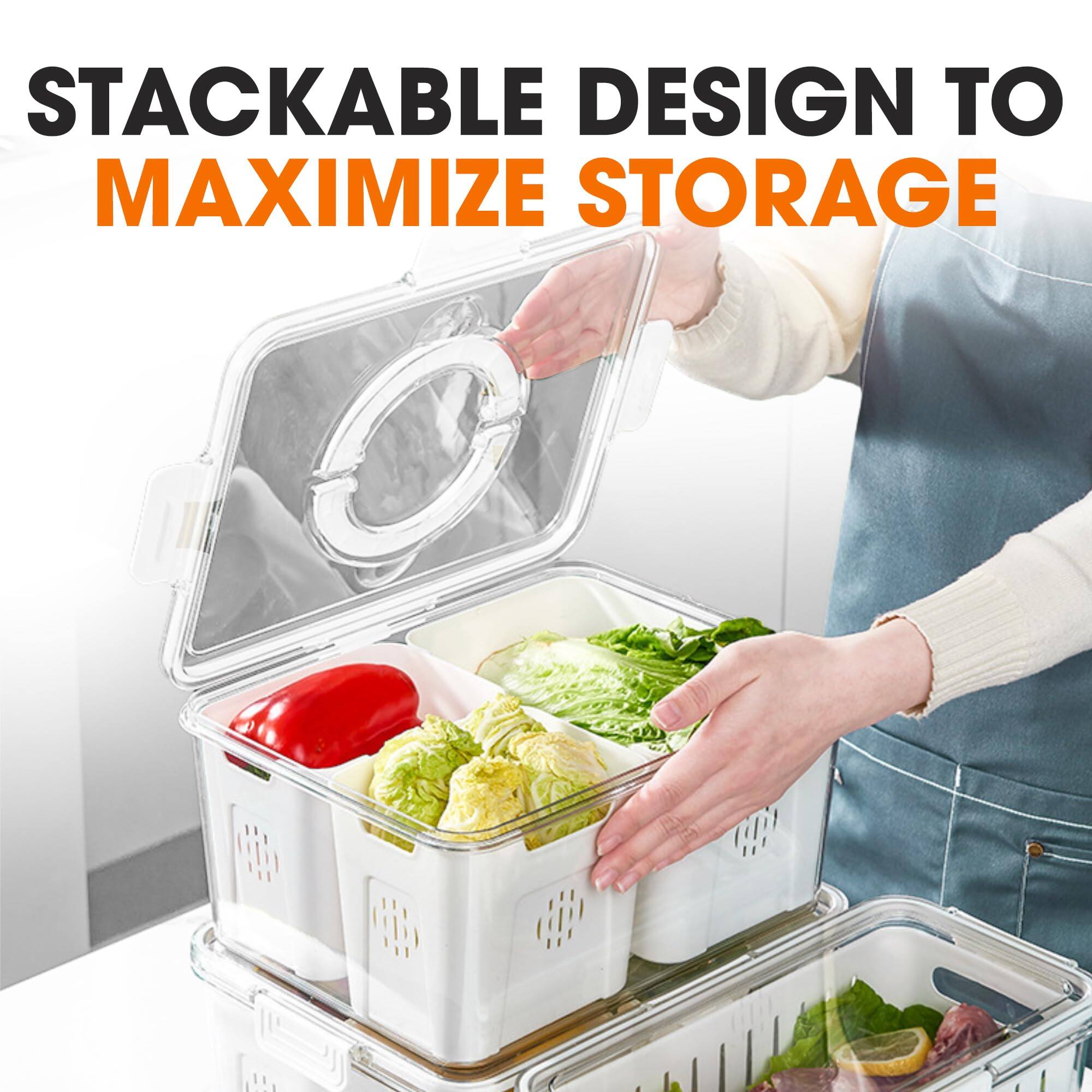 STACKABLE DESIGN TO MAXIMIZE STORAGE