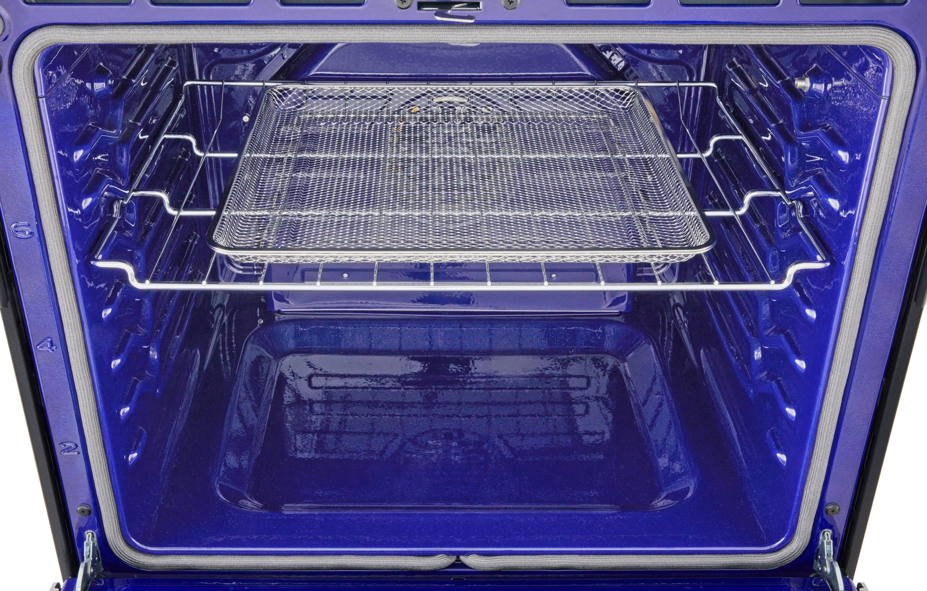 Alt View 21. LG - 6.3 Cu. Ft. Slide-In Gas True Convection Smart Range with EasyClean, Air Fry and UltraHeat 22K Dual Burner - PrintProof Stainless Steel.