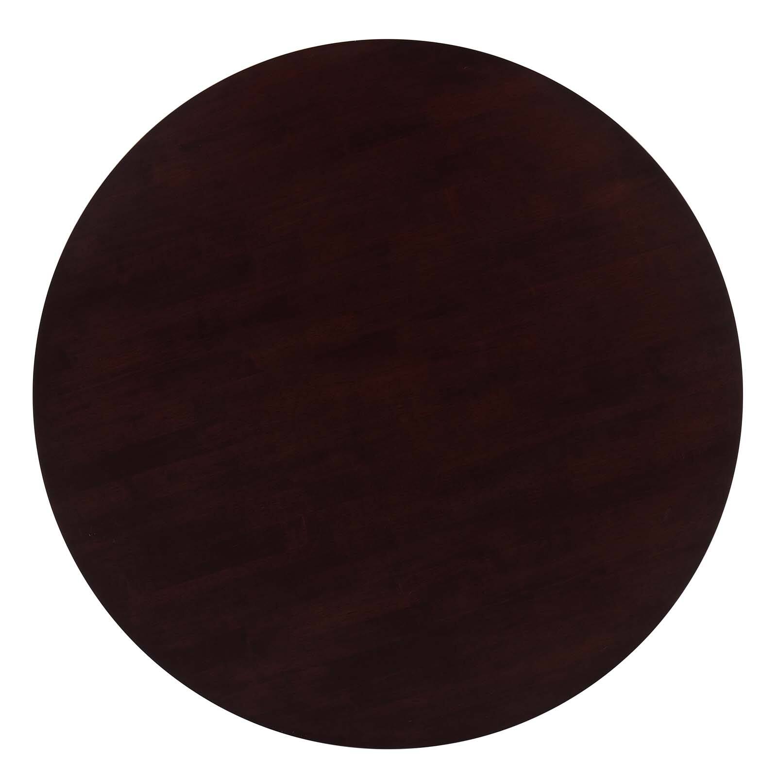 Alt View 2. Modway - Vision 45" Round Dining Table by Modway - Cappuccino.