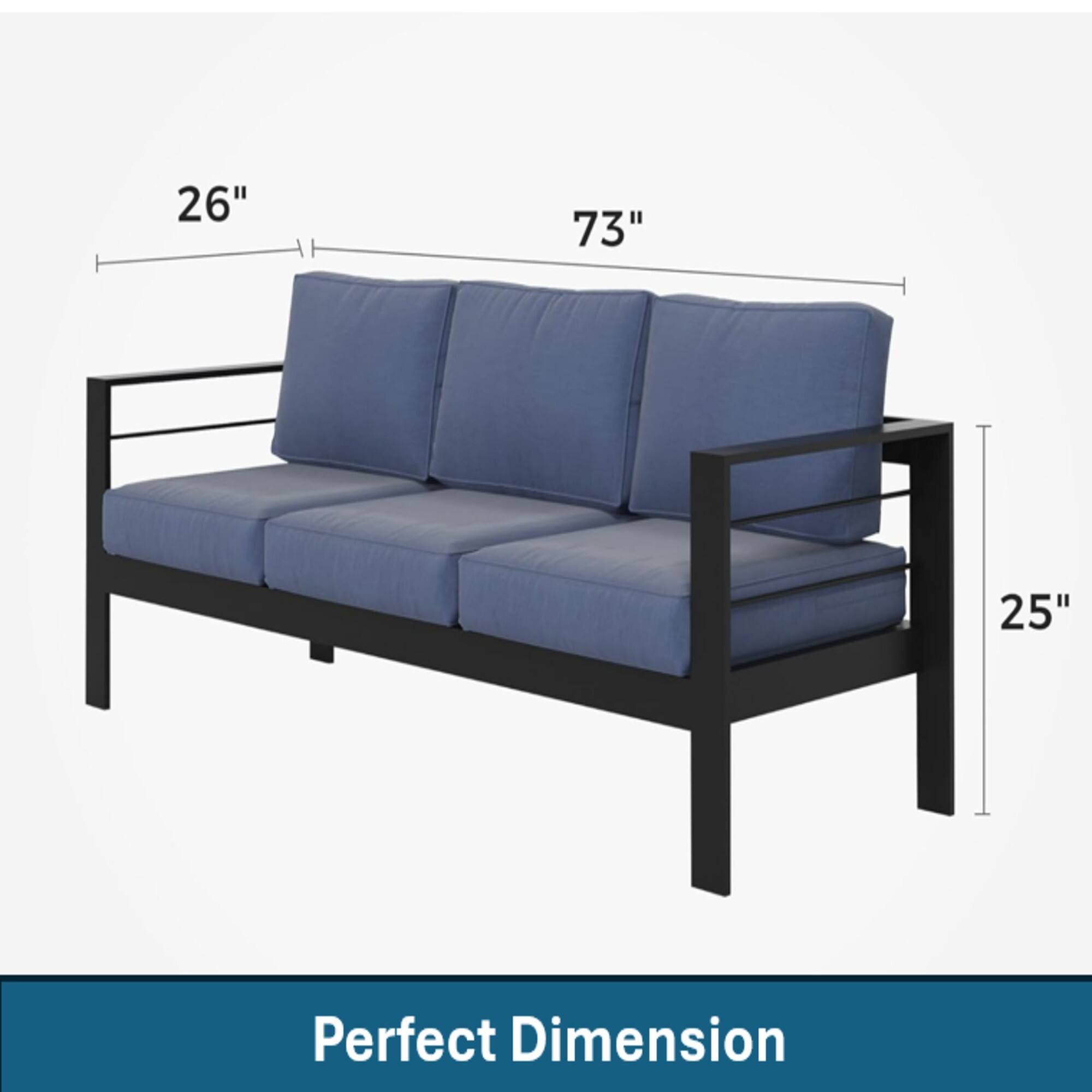 26" 73" 25"  
Perfect Dimension