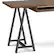 Alt View 13. Simpli Home - Sawhorse industrial 60 inch wide solid walnut wood and metal desk - Walnut.
