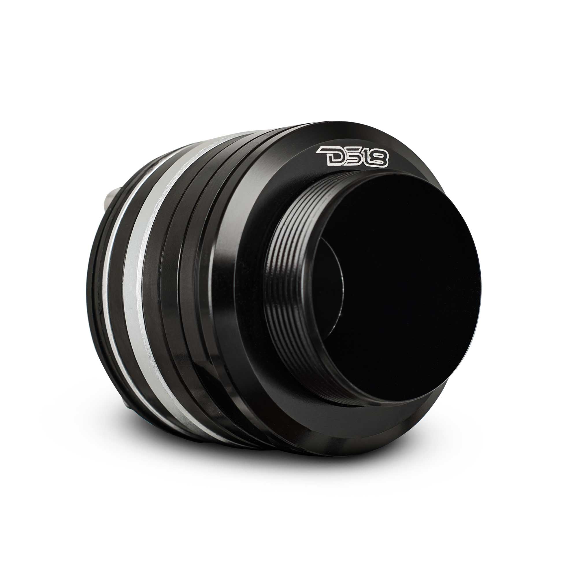Front. DS18 Audio - 2" High Compression Hybrid Driver / Tweeter With 1" PEN Voice Coil and Neodymium Magnet | 50W AES 4-Ohm - Black.