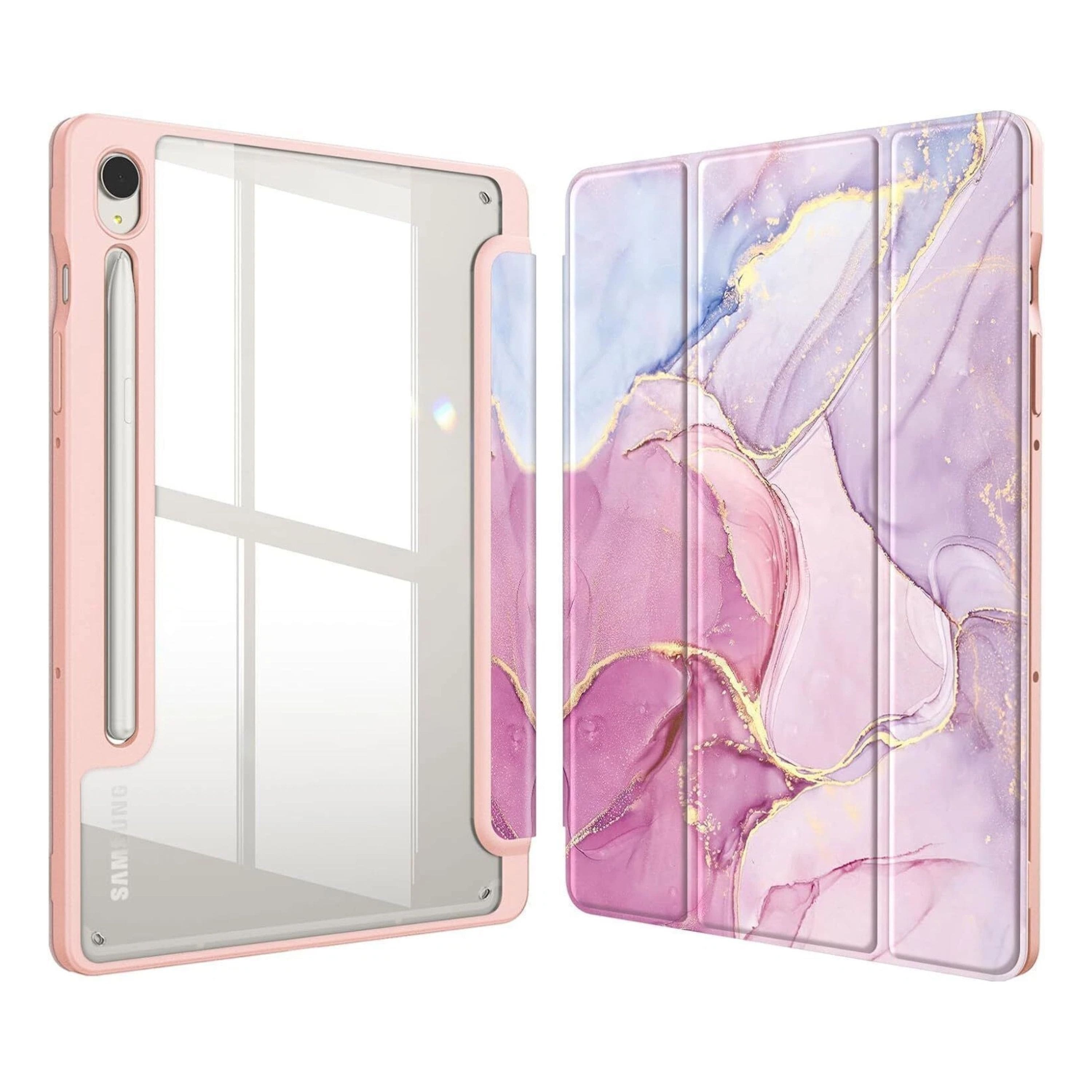 Kitcheniva - Transparent Back Cover Slim Case For Samsung Galaxy Tab S10 Lite / S10 FE - Dreamy Marble price history on PriceWatchPro