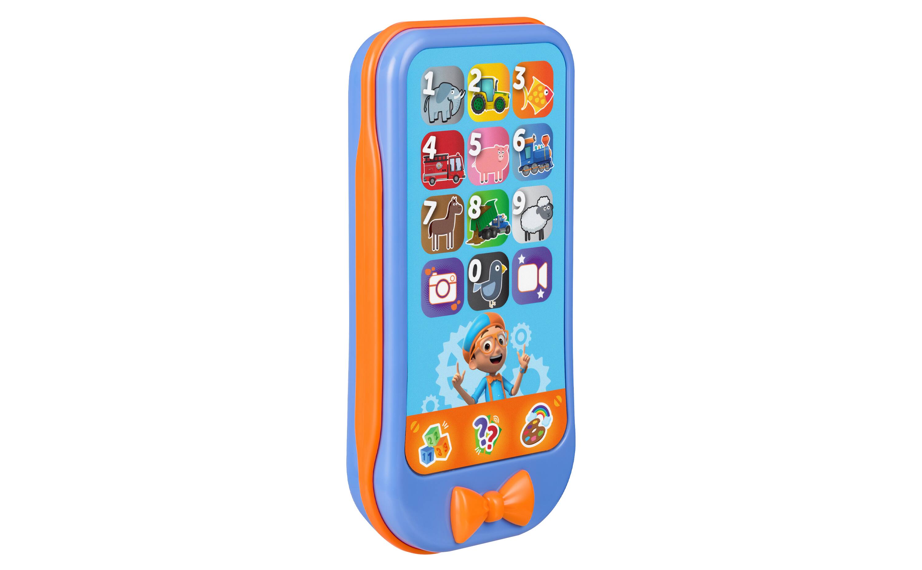 Angle. eKids - eKids Blippi Kids Phone with Preschool Learning Activities.