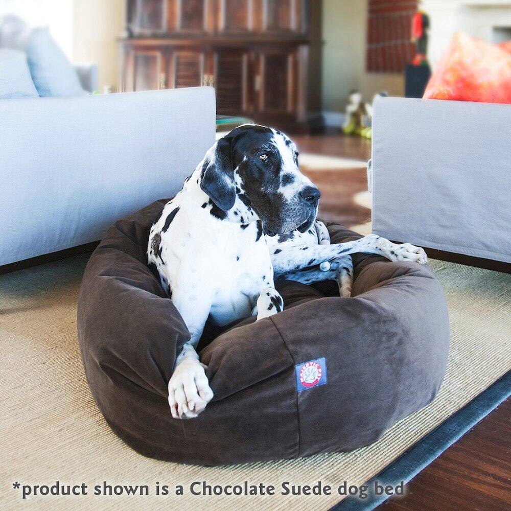 *product shown is a Chocolate Suede dog bed