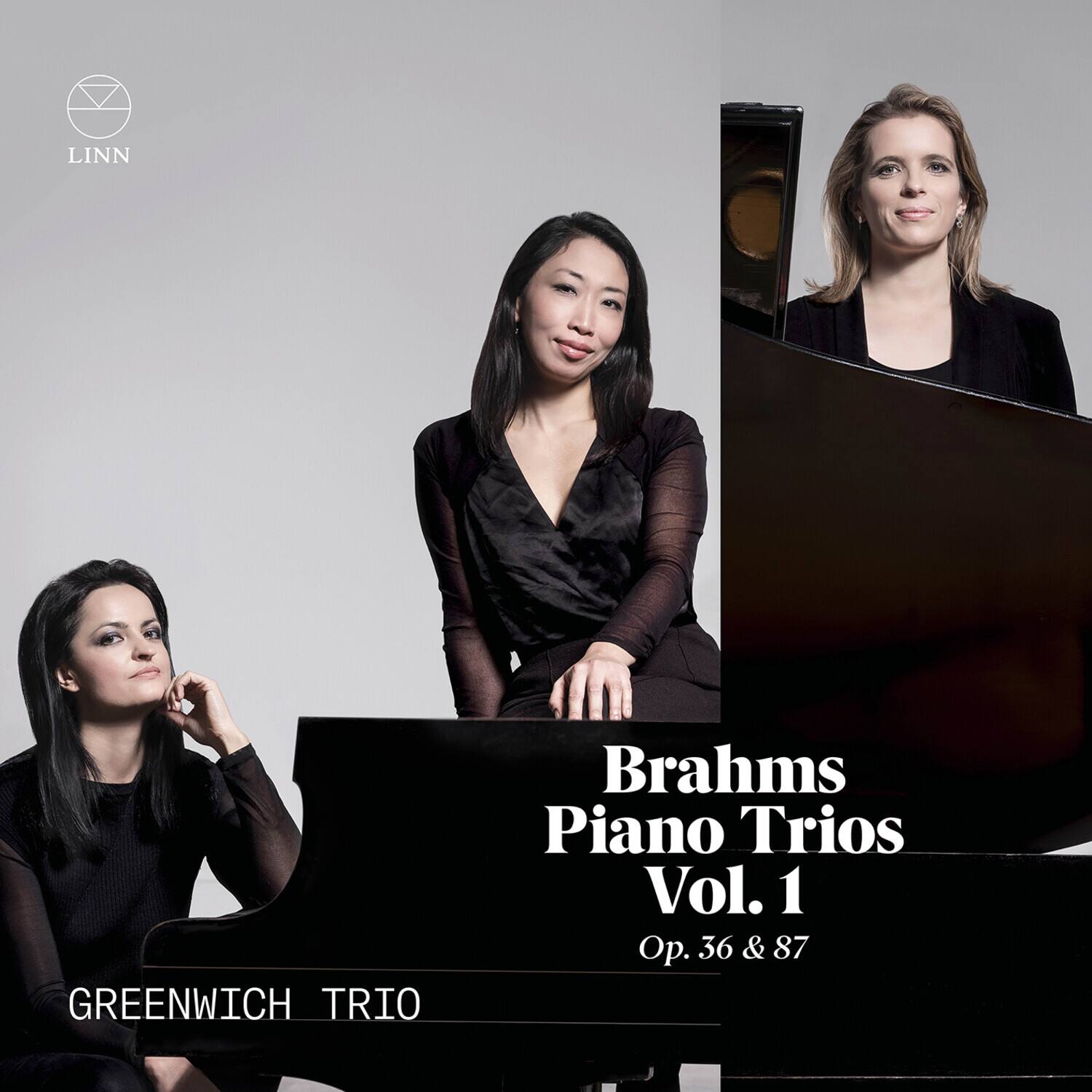LINN  
GREENWICH TRIO  
Brahms Piano Trios Vol. 1  
Op. 36 & 87