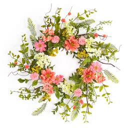 BreeBe - Cosmos Berry Wreath 27"D - Multi