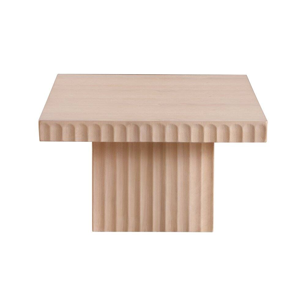 Alt View 3. Meridian Furniture - Spencer Natural Oak Veneer Coffee Table - Brown.