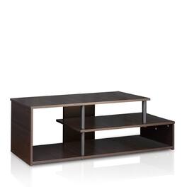 Furinno - Econ Low Rise TV Stand - Espresso/Black