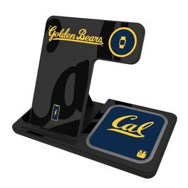 Keyscaper - Cal Bears 3-In-1 Wireless Charger - Multicolor