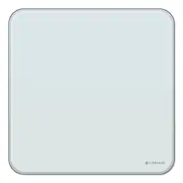 U Brands - Cubicle Glass Dry Erase Board, 12" x 12", White Surface