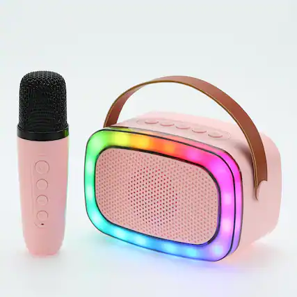 Front. Supersonic - IQ Sound IQ-908K Mini Karaoke Bluetooth Speaker with Wireless Microphone.