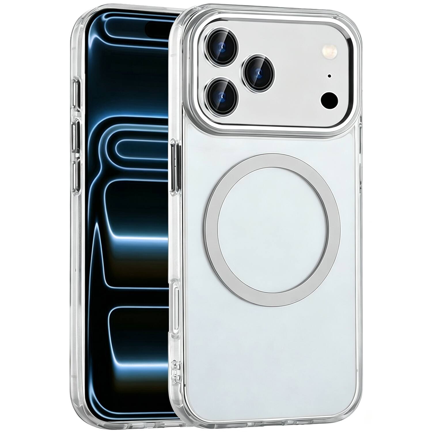 Alt View 6. Equipd - Case for iPhone 18 Pro Max / iPhone 17 Pro Max (6.9"), MagSafe Compatible, Transparent Acrylic Slim Protective Cover - Clear.