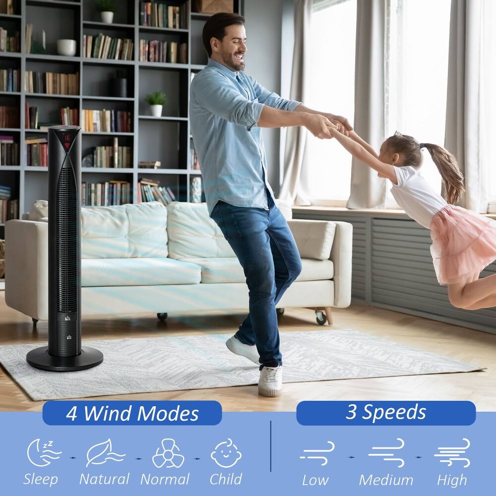 4 Wind Modes  
3 Speeds  
Sleep Natural Normal Child  
Low Medium High