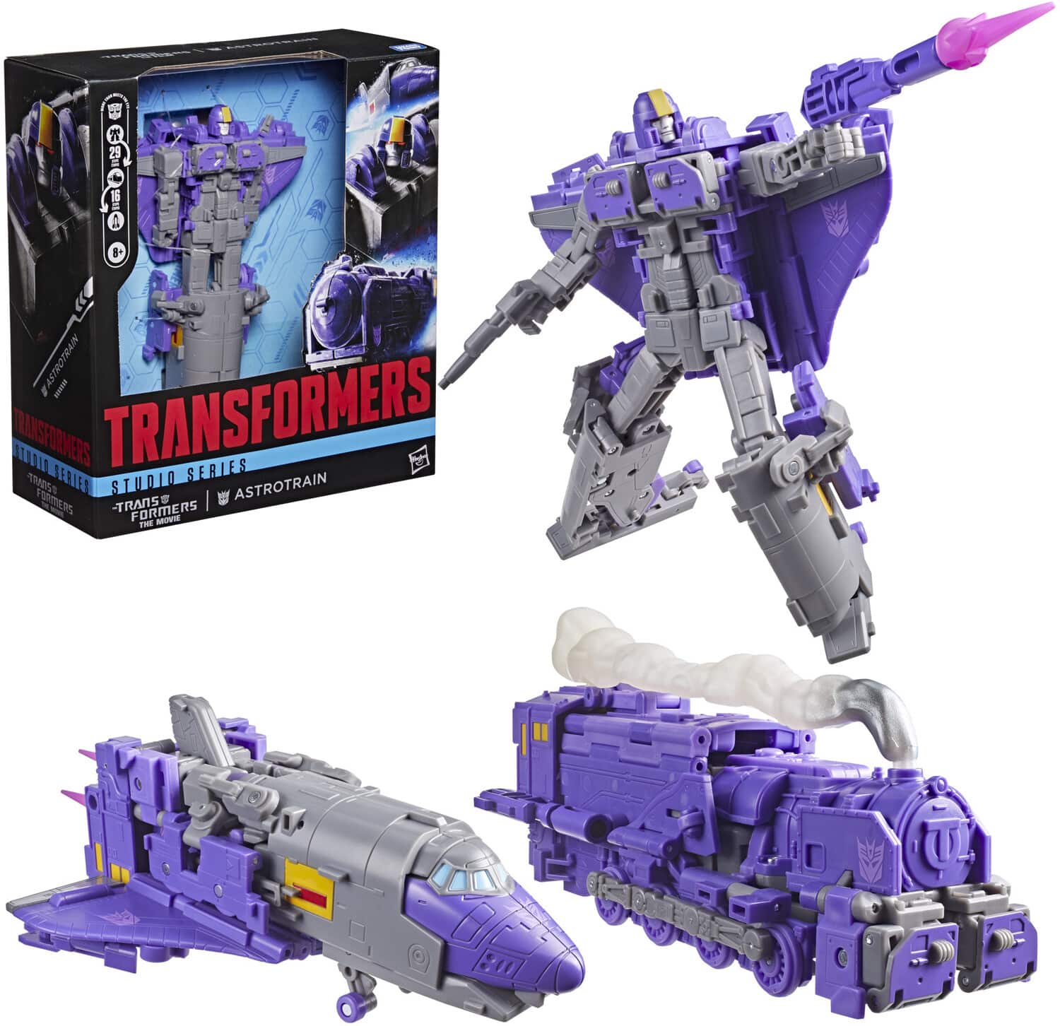 Hasbro - The Transformers The Movie - Studio Series - Leader Class Astrotrain Action Figure - COLLECTIBLES - Multicolor price history on PriceWatchPro