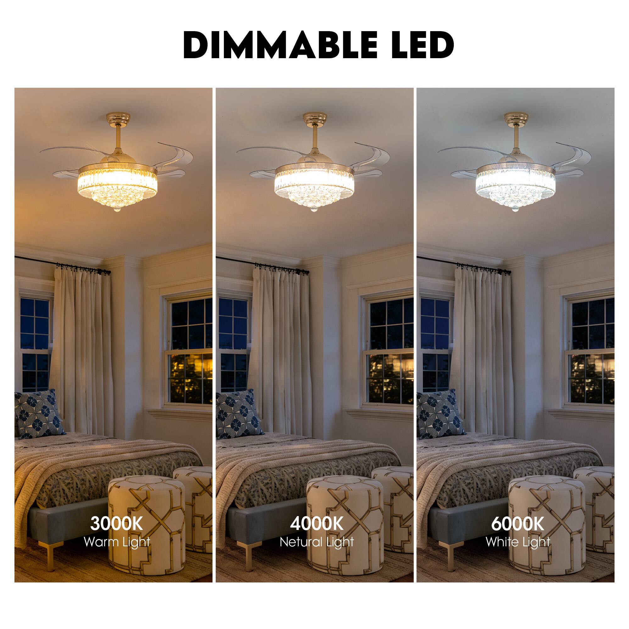 DIMMABLE LED

3000K Warm Light  
4000K Neutral Light  
6000K White Light