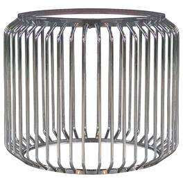 Coaster Co. of America - Veena Round Metal Dining Table Base Chrome - Silver