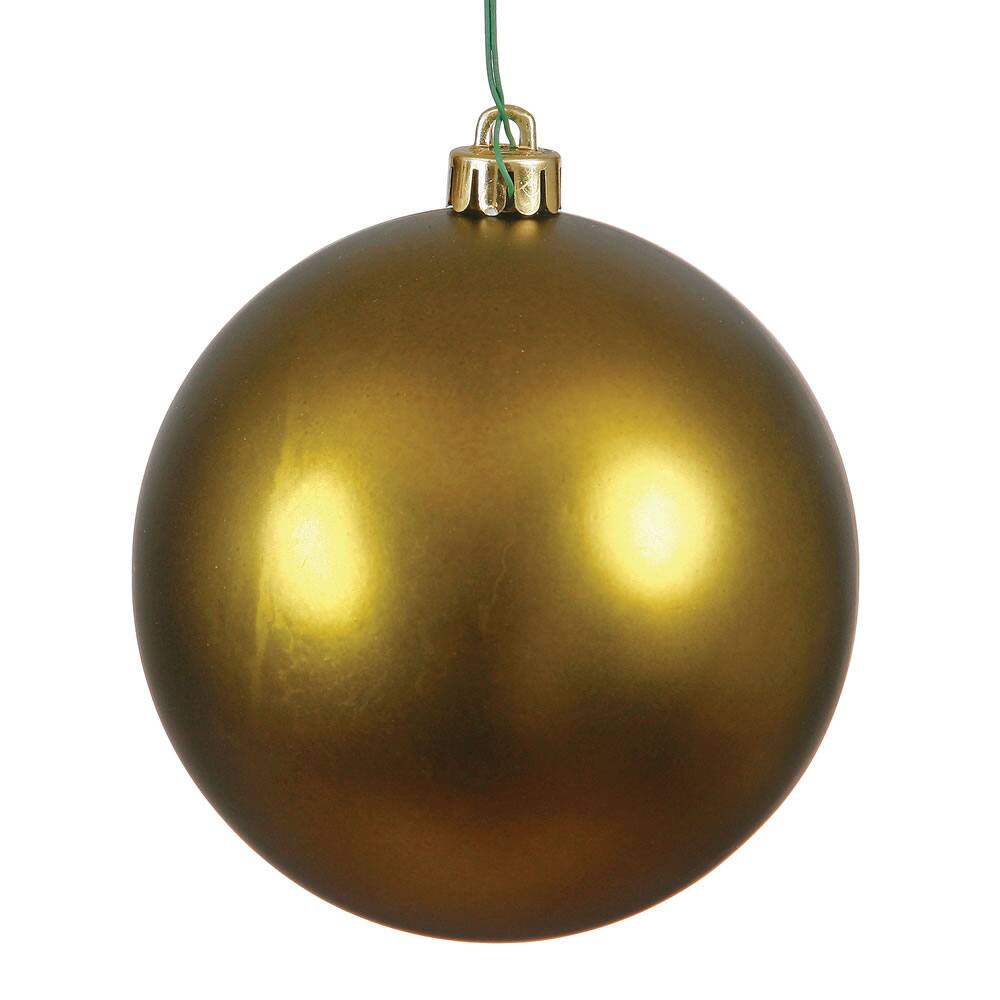 Front. Vickerman - Vickerman 8" Olive Matte Ball UV Drilled Cap - Olive.