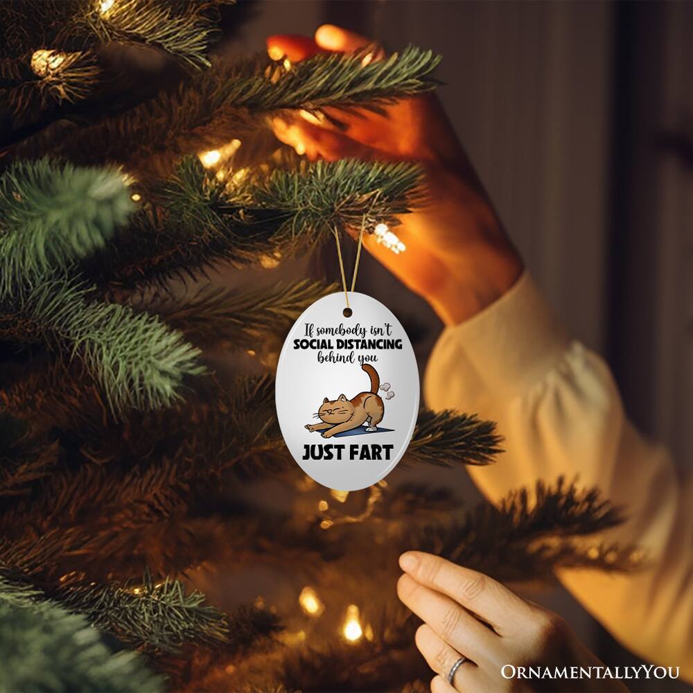 If somebody isn't social distancing behind you, just fart.