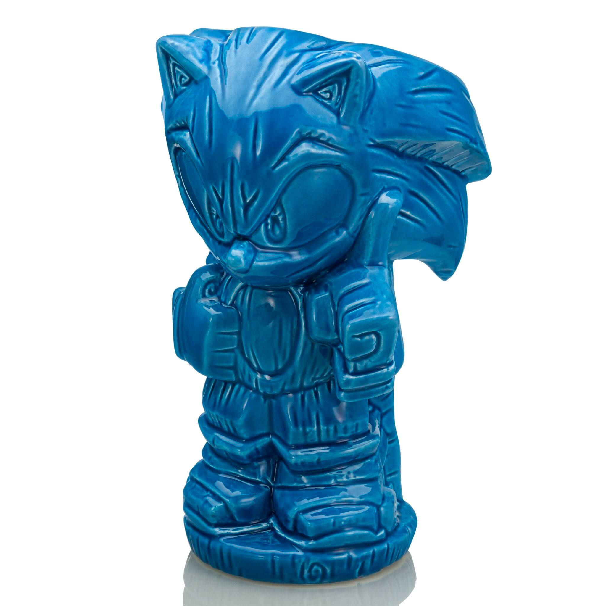 Alt View 10. ThinkGeek - Geeki Tikis Sonic The Hedgehog Sonic Ceramic Mug | Holds 13 Ounces - Blue.