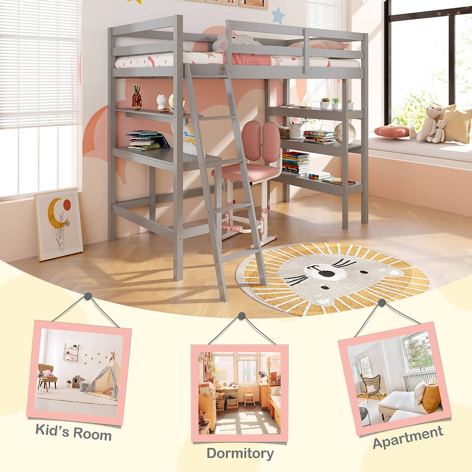 1. Kid's Room
2. Dormitory
3. Apartment