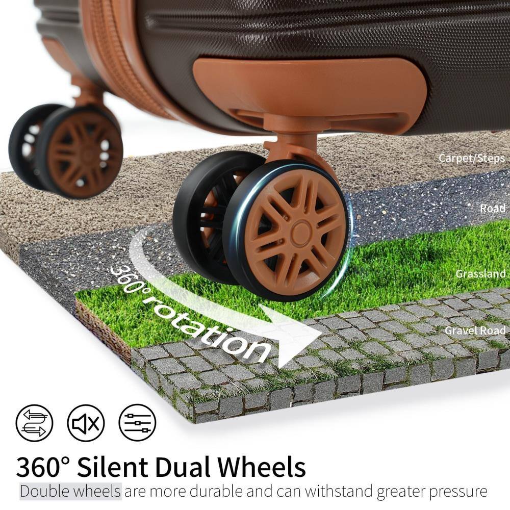 360° Silent Dual Wheels

Double wheels are more durable and can withstand greater pressure

Carpet/Steps  
Road  
Grassland  
Gravel Road