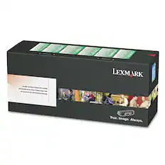 LEXMARK
One High Yield Return Program Toner Cartridge
Une cartouche de toner Programme Rendement Remboursable
Un cartucho de tóner Programa de Rendimiento Retornable
True. Image. Always.